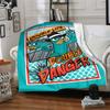 1pc Phineas and Ferb3 Blanket, Gift, for Men and Women, Soft Blanket, Good for Sofa Bed Couch Travel, Lightweight Flannel Blanket