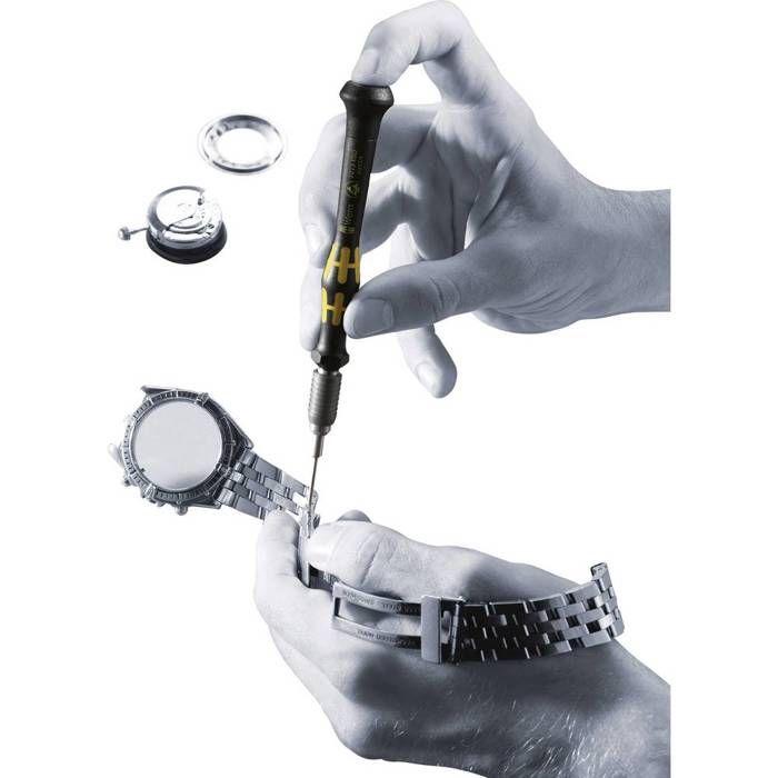 Wera 1013 Micro antistatique (ESD) Tournevis porte-embouts 5/32 (4 mm) Halfmoon, 5/32 (4 mm) HIOS 44 mm