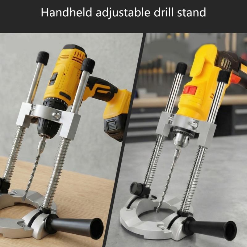 Portable Drill Stand Stable Support for Accurate Vertical and 45 Degree Angles Drilling in Various Projects