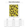 Custom Yellow Cartoon Animal Rubber Duck Blanket 3D Print Soft Flannel Fleece Warm Throw Blankets for Office Bed Sofa Bedspreads