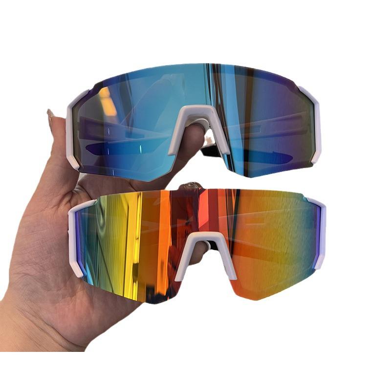 Korean Style Oversized Square Sunglasses, Unisex Cycling & Outdoor Sports Windproof Goggles