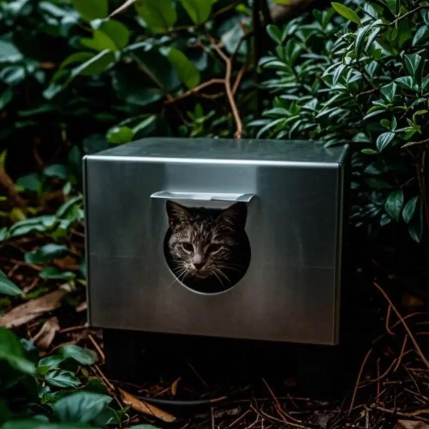 Outdoor Cat House Pet Shelter Waterproof Stray Cats Cold Windproof Scratch-Resistant Four Seasons Tent Dog Nest Warm House