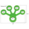Tcare Silicone Hand Expander Finger Grip Trainer Strength Resistance Bands for Wrist Exercise and Fitness Training
