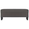 349462 vidaXL Banc Gris 100x35x41 cm Similicuir