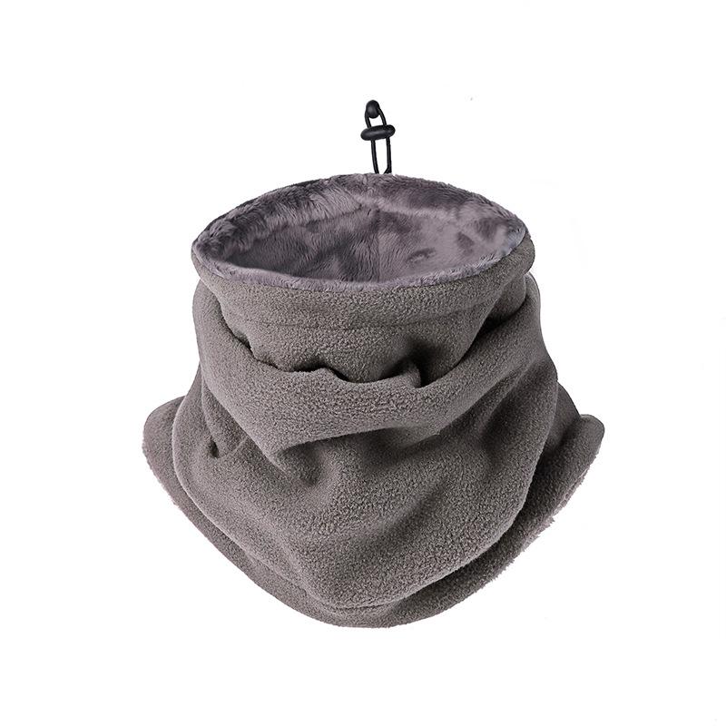 Yingbo Winter Cycling Scarf: Thick Fleece Neck Warmer & Windproof Dust Mask