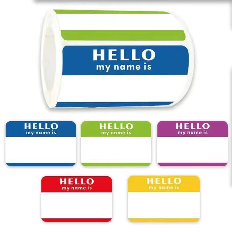Removable Self-Adhesive Colored Label Paper for Handwritten Notes, Sealing, and Decoration