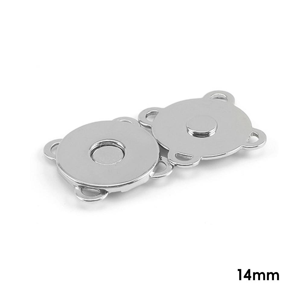 

Невидимые магнитные кнопки в форме айвы, устойчивые к коррозии, антиоксидантные, прочные металлические магнитные кнопки для сумок, одежды, аксессуаров 14mm серебряный