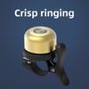 Mountain Bike Copper Bell With Clear Sound For Cycling Enthusiasts