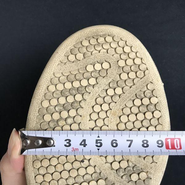 adidas Stan Smith Leather Sneakers 24 US6 White Green Low cut(USED)