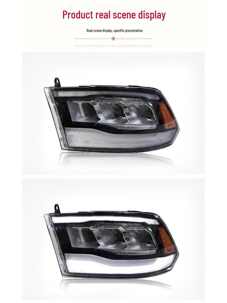 Dodge Ram LED Lens Headlight with Sequential Turn Signal