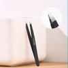 Stainless Steel Eyebrow Tweezers Precision Slant Tip Grooming Tool for Hair Removal and Facial Care Suitable for Professional and Personal Use