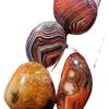 Twisted Red Agate Nanjing Yuhua Stone for Fish Tanks, Succulent Display, and Souvenir Decoration