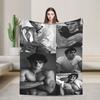 Jacob Elordi Schauspieler Fotocollage Weiche Warme Decken Büro Plüsch Überwurfdecke Heimdeko Flanell Bettdecke Sofa Bettbezug