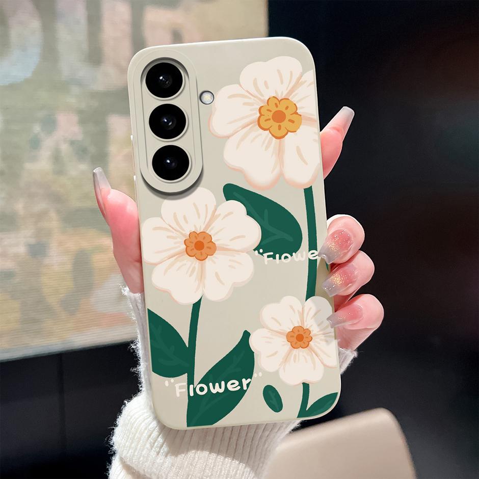 Hülle Für Samsung Galaxy S26 Plus Ultra Cartoon Blumenmuster Silikon Schutzhülle Für SamsungGalaxyS26 Plus S26Ultra Funda