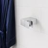 Square Shower Head Holder Wall Mount Shower Bracket Sturdy Handheld Shower Holder  Hotel Bathroom