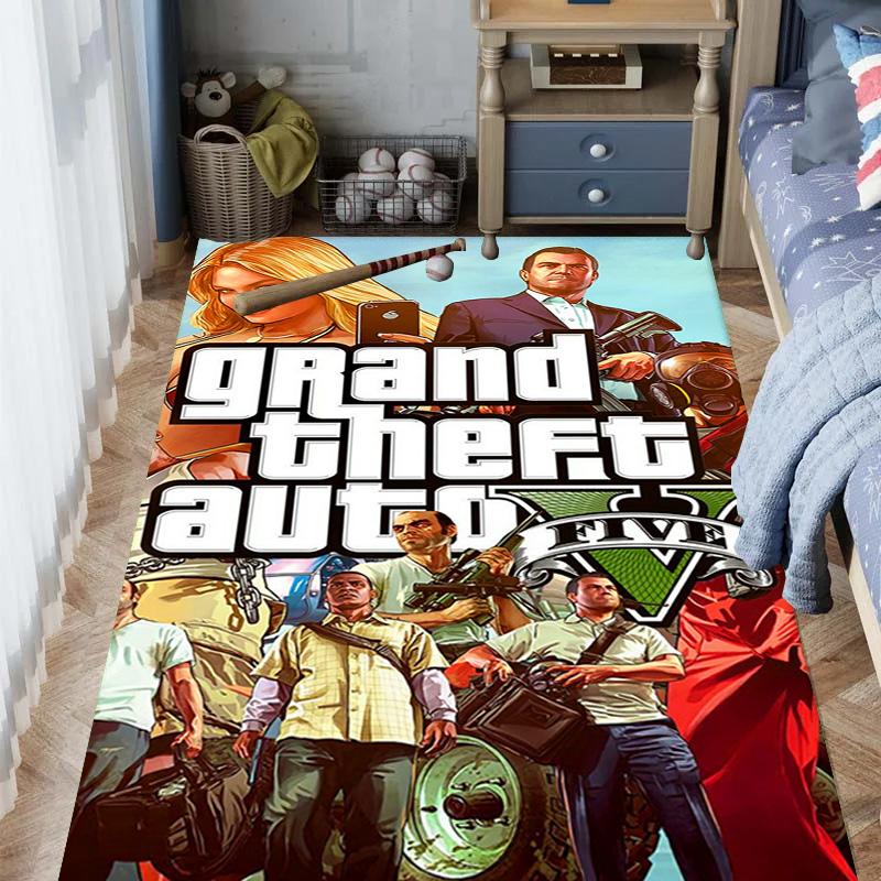 Grand Theft Auto V: Приключения ковровые напольные коврики Декор для дома Украшение для общежития Подушка для офисного кресла Искусство