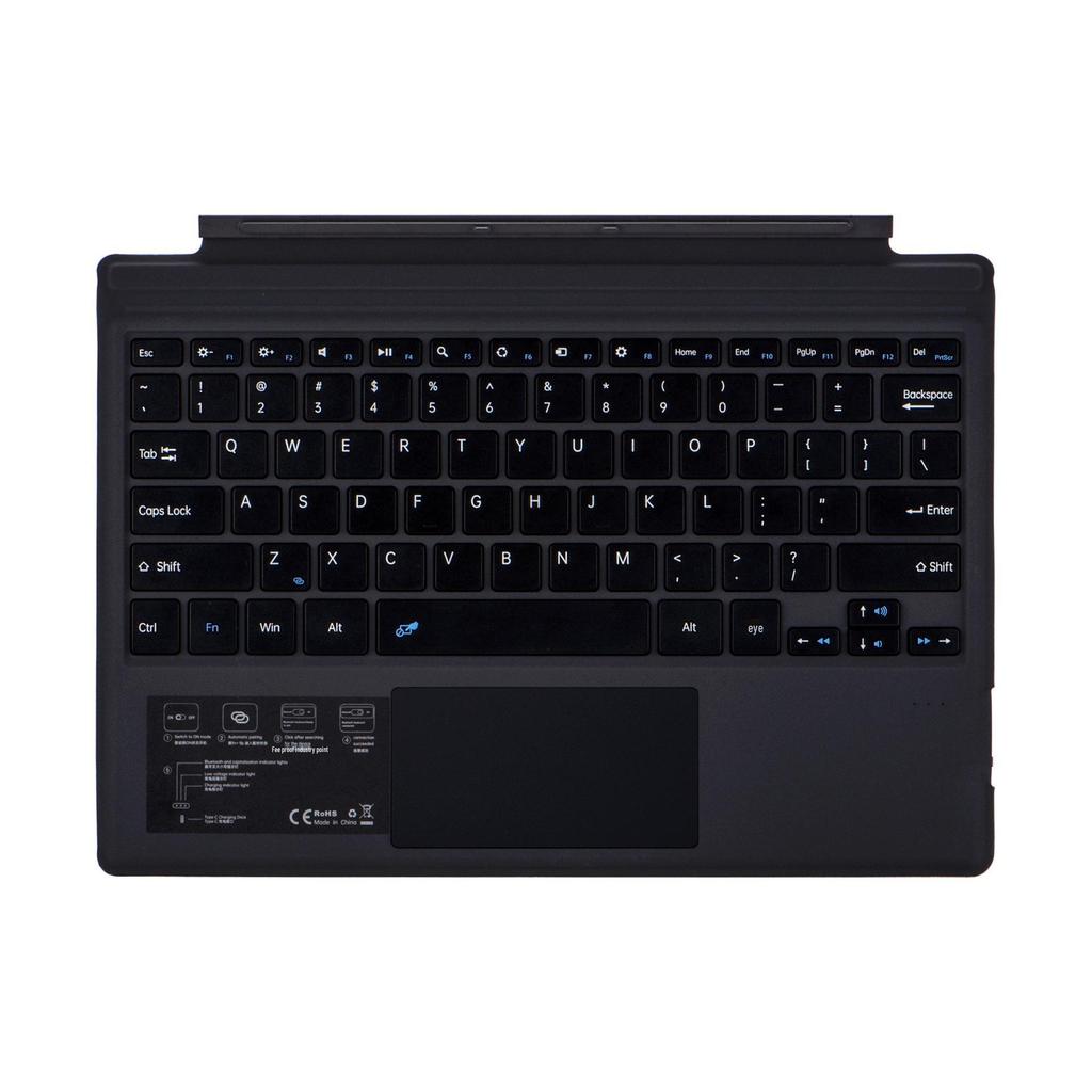 Microsoft Surface Pro7/6/5/4/3 Bluetooth Keyboard - Seven-Color Backlit Touch