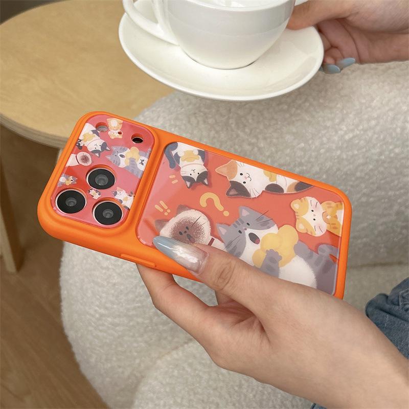 Cartoon Yuanbao Cat & Dog iPhone 17/16 Pro Max/15/14 Case