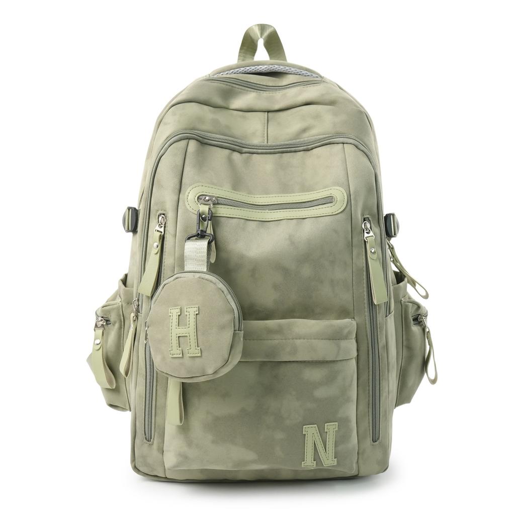 Schoolbag new schoolbag Korean version ins tooling trend couple casual backpack large capacity junior high school student backpack