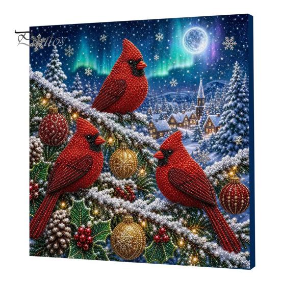 Christmas Home Decoration Faux Pearl Art Kit, DIY Snowman Painting 3D Festive Living Room Accents Xmas Scenes Crafting Project for Adults Beginners,