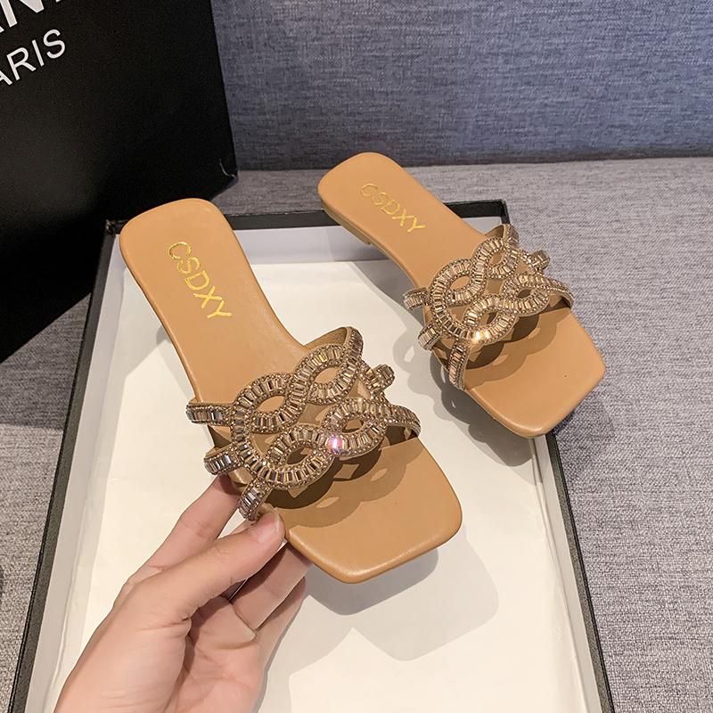 

мода | Летние женские шлепанцы, черные, белые, дизайнерские, брендовые, модные, женские, на плоской подошве, с открытым носком, домашние шлепанцы, повседневные, сандалии, популярные 36 хаки