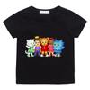 100% Bavlna Dětské Tričko Daniel Tiger'S Neighborhood Kreslený Potisk Trička Roztomilá Kluci Dívky Krátký Rukáv 2-12 Let Dětské Vrchní Díl Léto