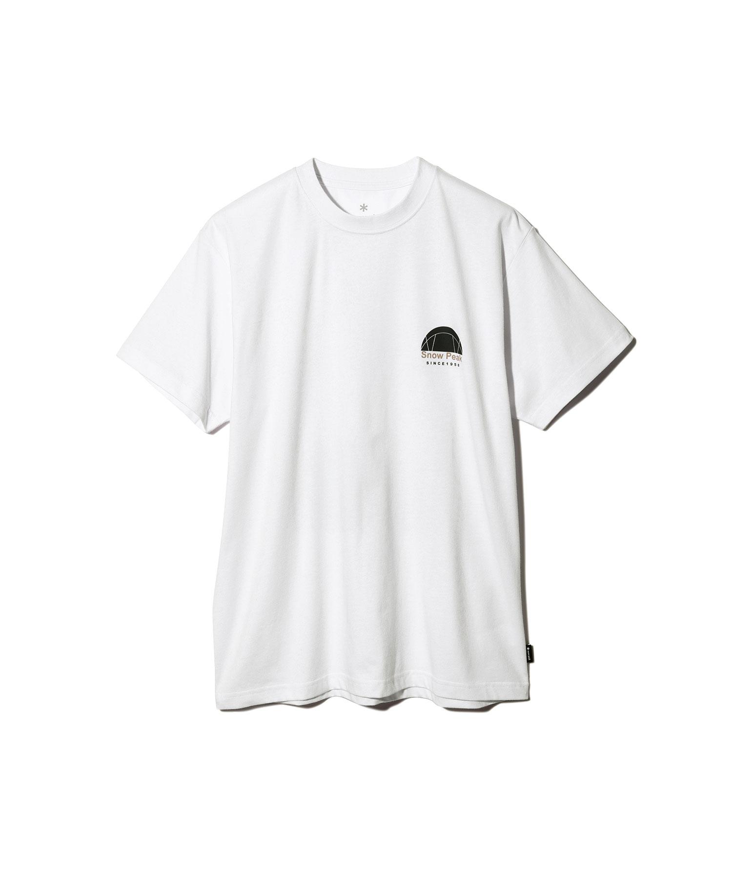 Snow Peak Alpha Breeze Typography T-Shirt - White / Ts-24Su001Wh White/S