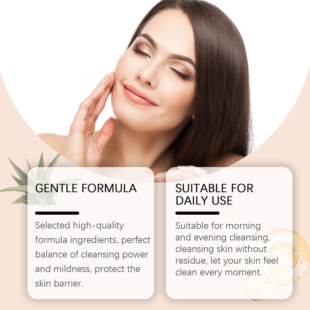 Face Exfoliating Gel Deep Cleansing Pores Gentle Exfoliating Peeling Oil Control Moisturizing Smoothing Soften Facial Cleanser