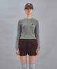 REST&RECREATION Raglan Knit Top - Gray