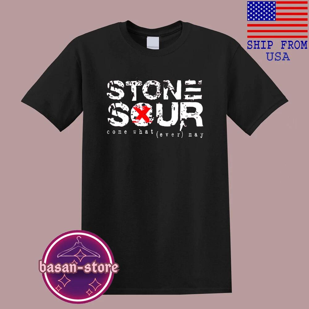 Stone Sour Come What Ever May Men s Black T-Shirt Tee Top Unisex S