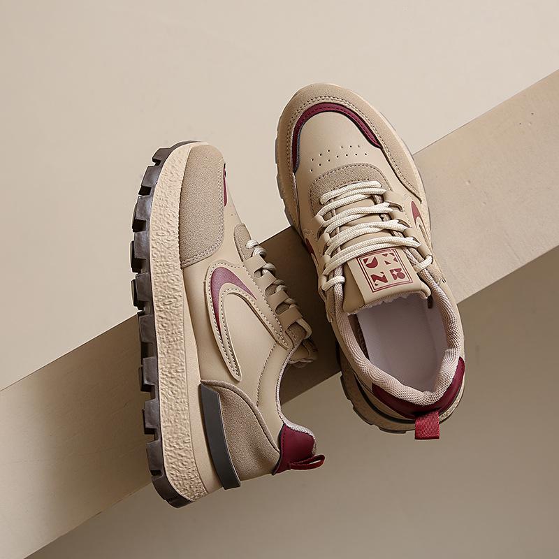 

Daddy shoes women s 2025 spring new Korean version breathable student sports shoes women s platform casual ins Forrest Gump shoes tide 41 красный