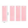 4Pcs Plastic Cake Scraper Stripes Edge Side Cake Pattern Cream Scraper Cake Decorating Comb DIY Baking Tools Baking Accessories