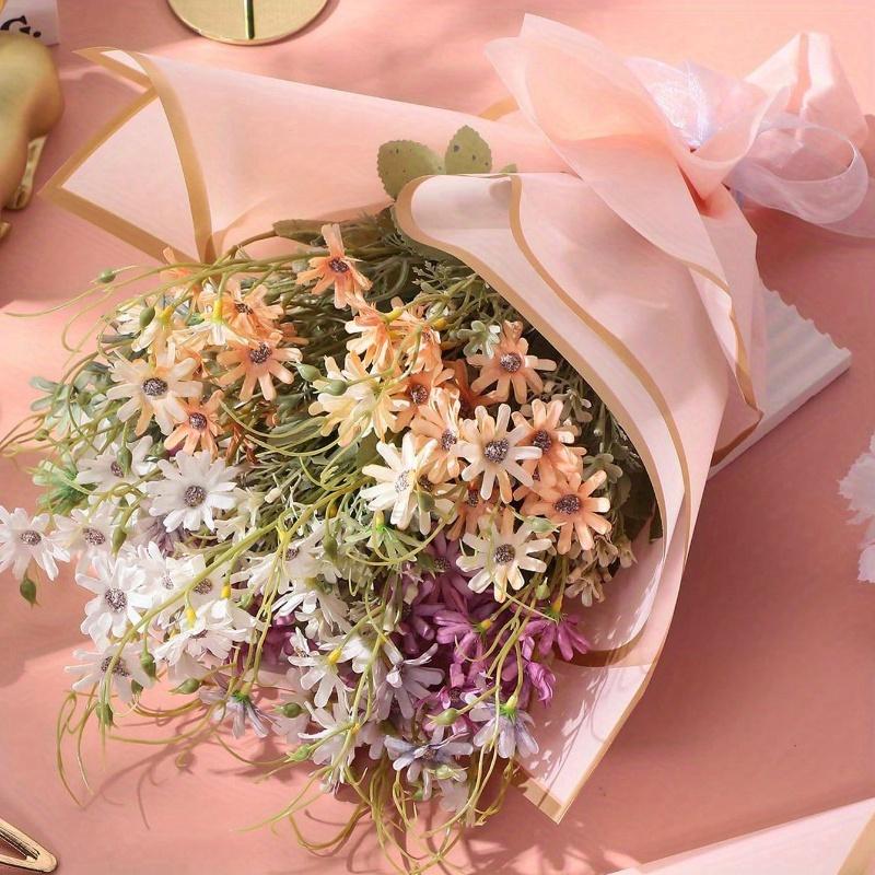 Flower Wrapping Paper, Korean Bouquet Wrap", Wrapping Paper, Tissue Paper, Bouquet Supplies, Pink Tissue Paper for Gift Bags and Wrapping