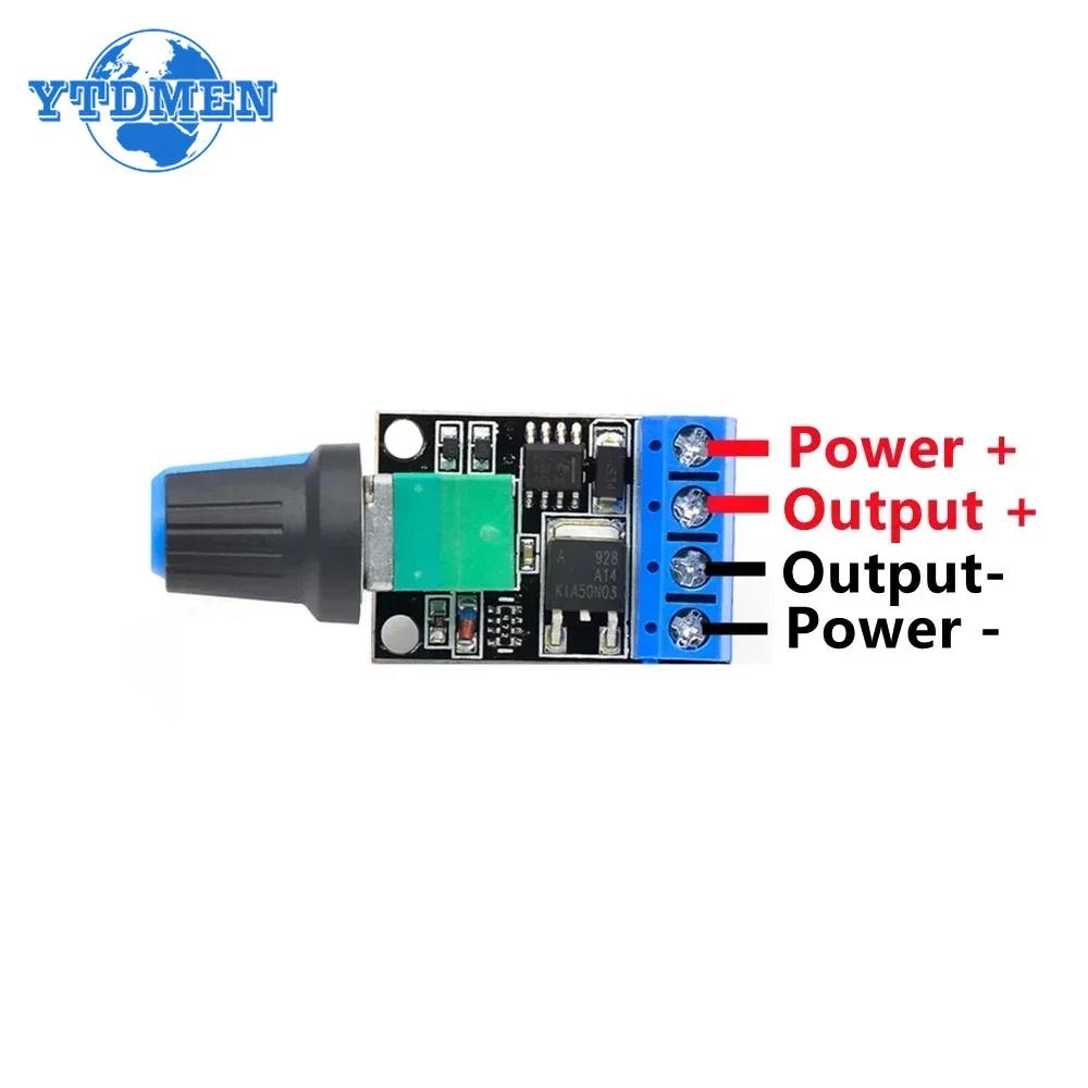5V-16V 10A Voltage Regulator PWM DC Motor Speed Controller Governor Stepless Speed Regulator LED Dimmer Power Controller Module