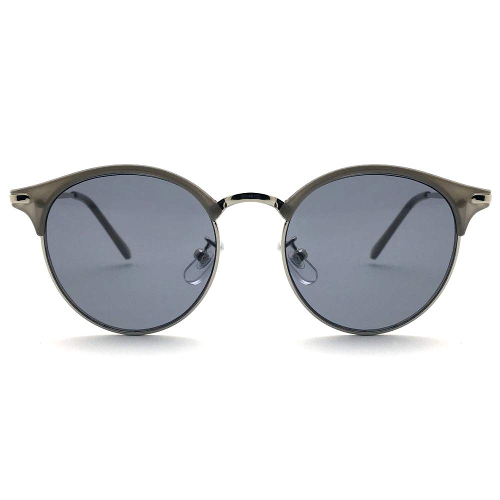 CLASSIC BOSTON SIRMONT BROW SUNGLASS Boston SIRMONT BROW LIGHT SMOKE (Classic Sunglasses) GRAY/SILVER ×