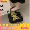 8Cm thick-soled cool slippers women's summer wear 2025 new small muffin soft-soled heightening sandals