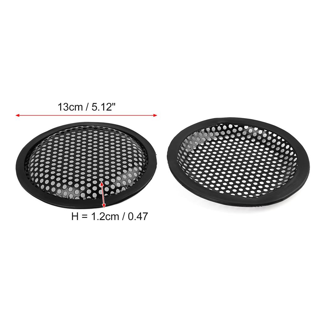 uxcell Speaker Grill Mesh Subwoofer Grille Decorative Circle Grill Protector 2 Pack 5