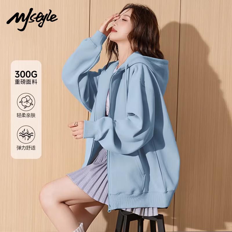 MJ STYLE Women's Hooded Cardigan Sweatshirt