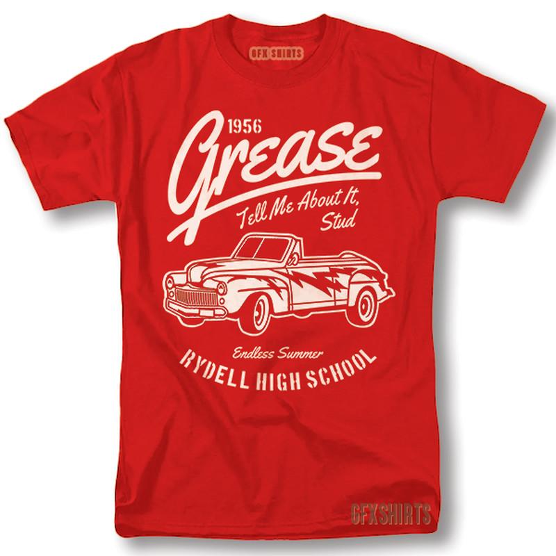 Grease Shirt Movie Classic Rydell T-Birds Retro Vintage Graphic Design T-Shirt
