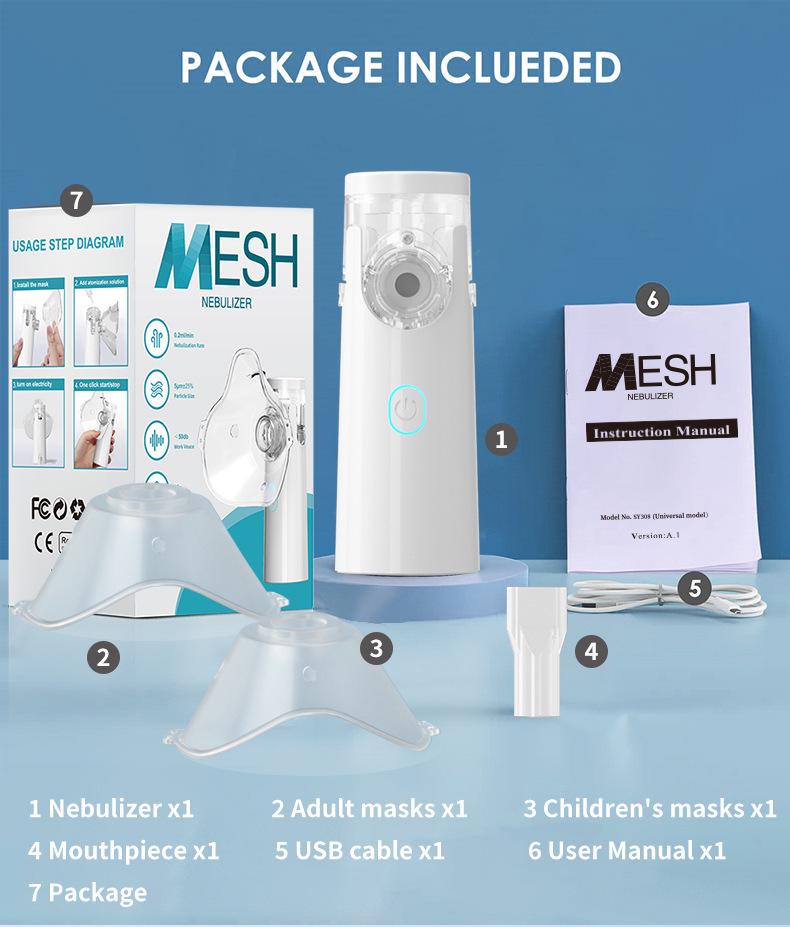 Portable Handheld Ultrasonic Nebulizer for Home and Children