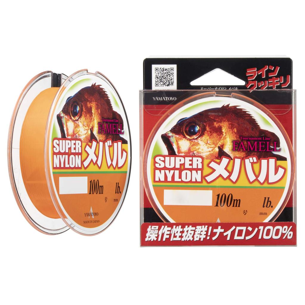 YAMATOYO Nylon Line Super Nylon Rockfish 100m No. 0.6 2lb