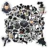 35pcs Vintage Monochrome Stickers Minimalist Victorian Stationery Stickers Victorian Stickers For Notebook Luggage Mobile Phone