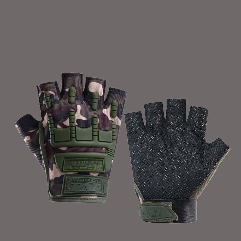 Men's Breathable Half-Finger Tactical Cycling Gloves