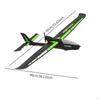 RC Glider Plane Kids Playset USB Powered with Remote Controller Airplane Toy 4CH for