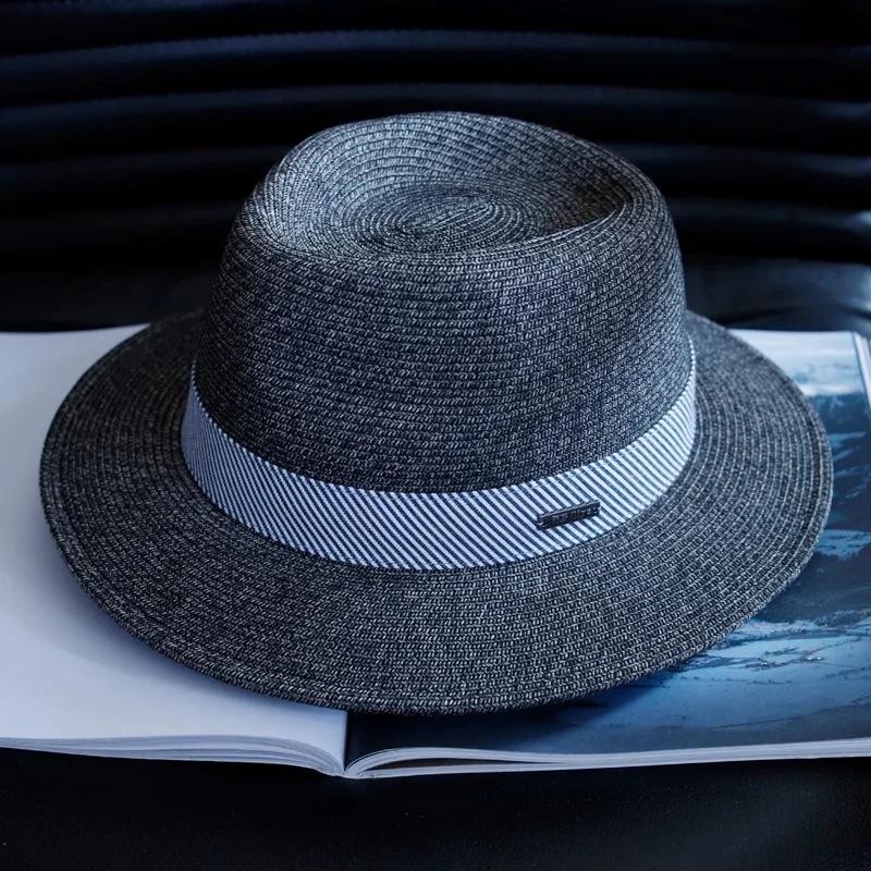 Big Head Designer Sun Hat  Panama Straw Hat  Large Size Summer Women/Men Wide Brim Beach Hat UV Protection Fedora Birthday Gift