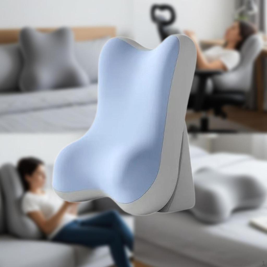 Bed Wedge Pillow for Men Women Ergonomic Comfort Memory Foam Leg Elevate Dorm Apartment