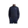 Emporio Armani EA7 Solid Color Stand Collar Zipper Logo Long Sleeve Jacket Men jackets Navy-Blue 7M000424-AF13569-UB102