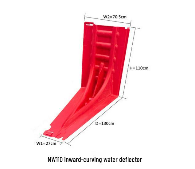 ABS L-Shaped Floodgate: Waterproof Barrier for Shop Entrances and Underground Garage Access