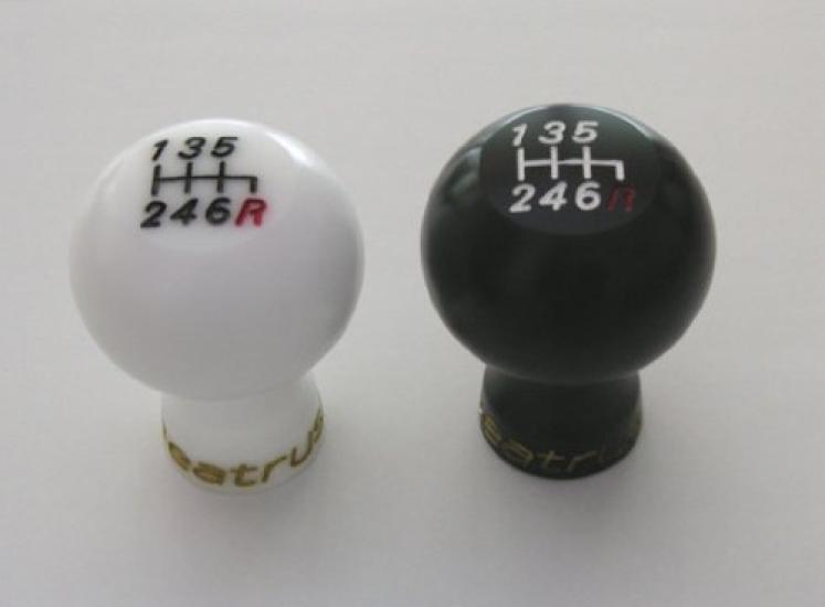 Beatrush Shift Knob for and Legacy X Duracon® Type-GDB (White) 6-Speed Impreza, WRX, Forester, (M12 1.25) [A91212W-GD]