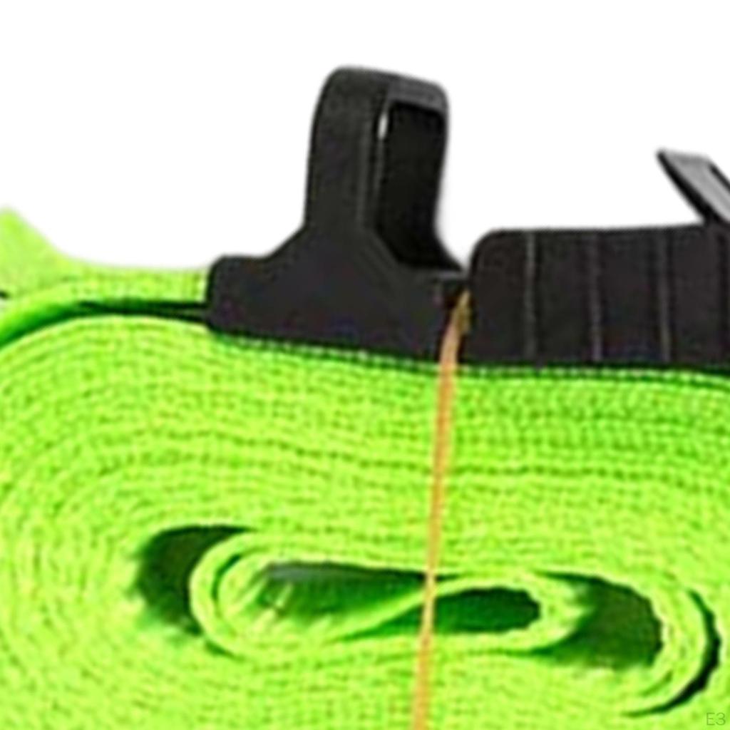 cam Buckle 25mm Webbing Tow Strap 14.7ft Lashing Straps for Bicycles Cargo Snowboard Bag Moving